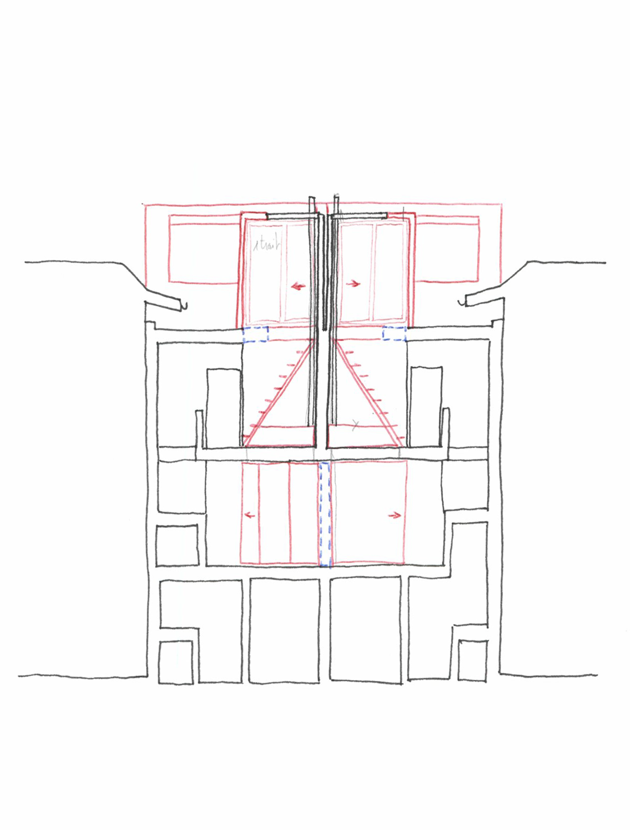sketch-architectural-drawing-section