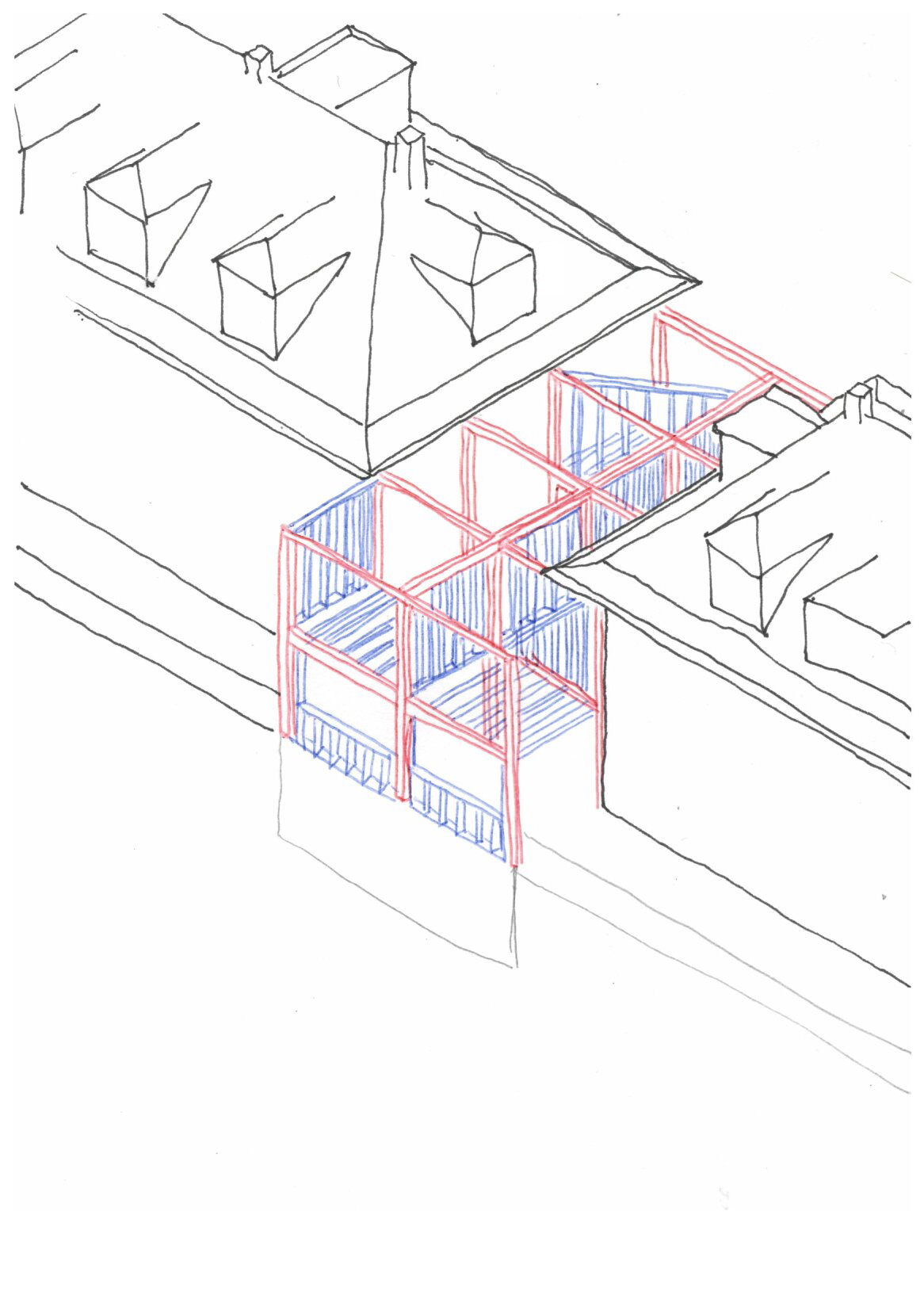 axonometric-architectural-illustration-drawing-fineline-structure