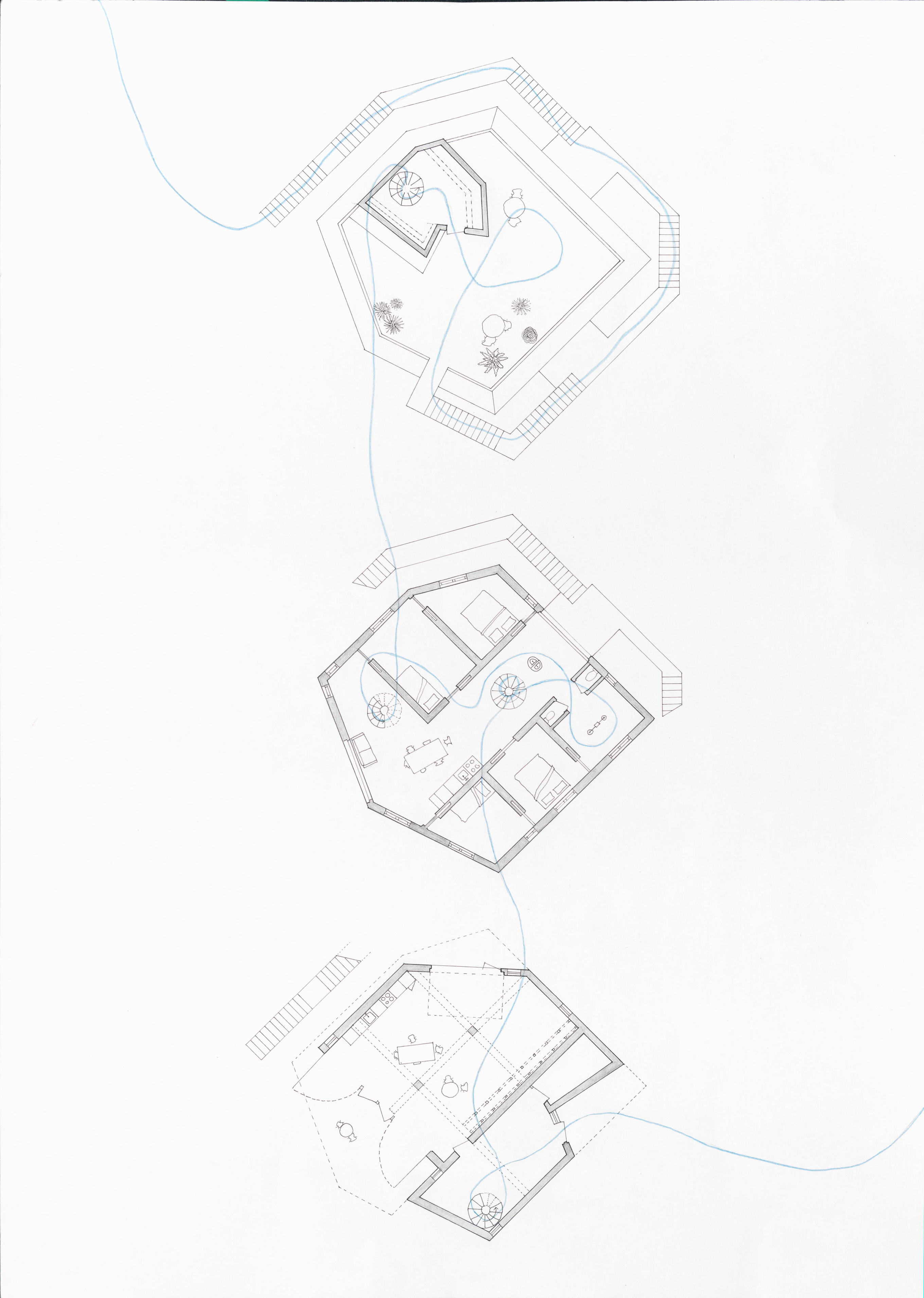 floorplans-in-axonometry-projection-architectural-illustration