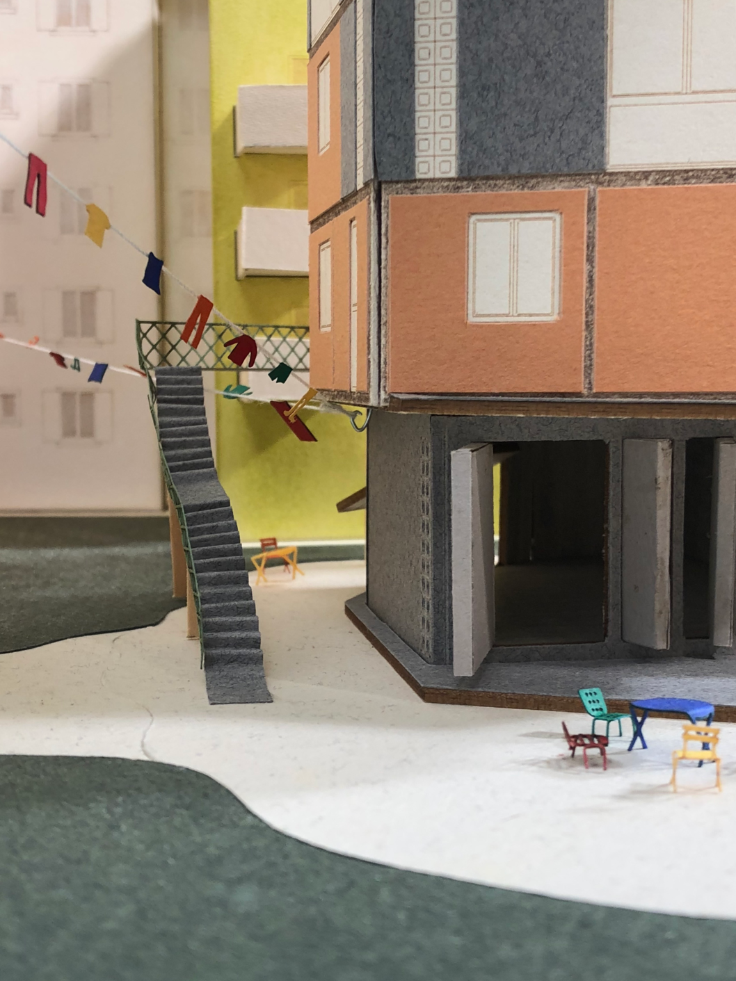 model-cardboard-paper-architecture-project-furniture-paper-detail