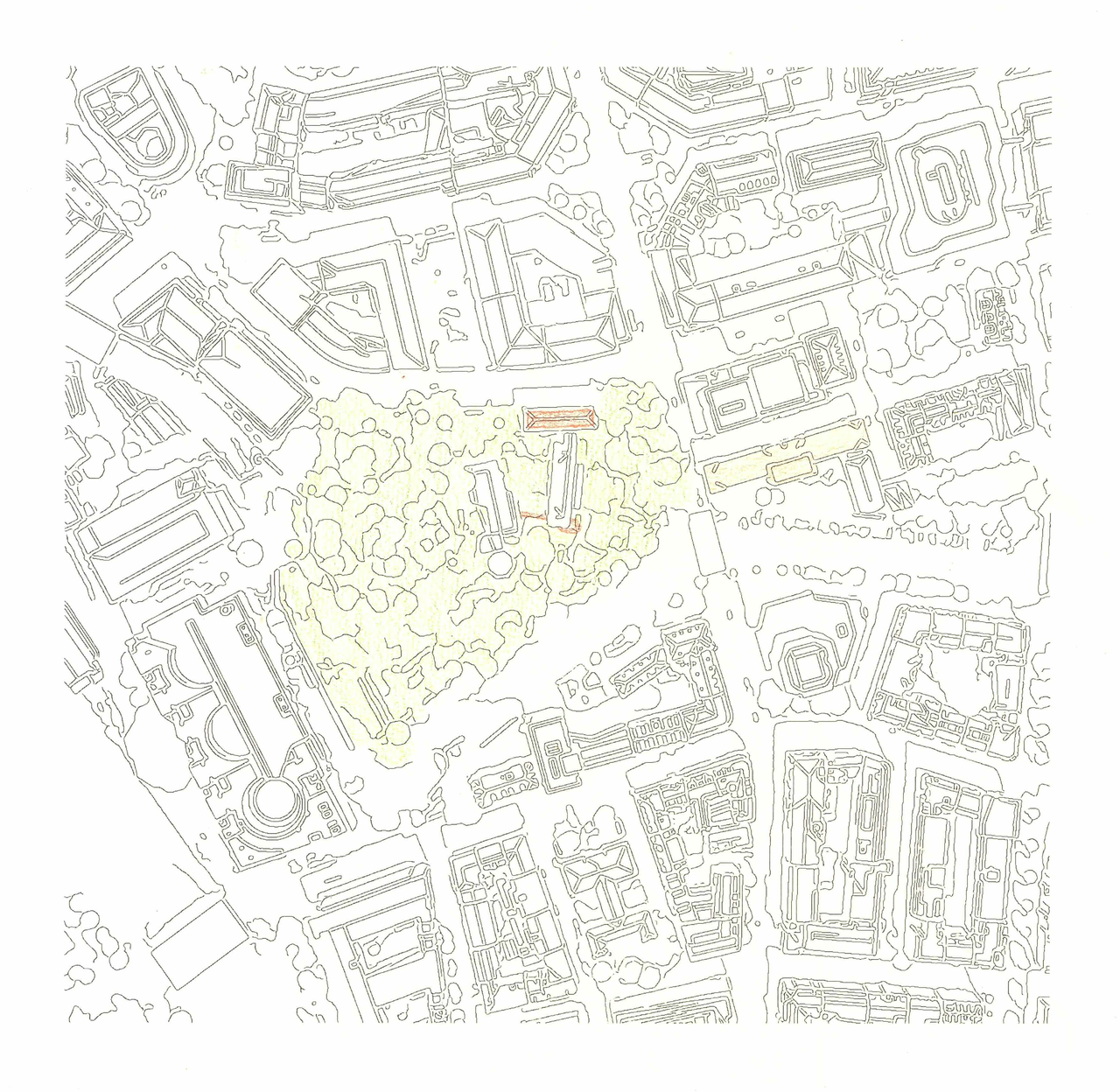 situation-map-surroundings-linedrawing