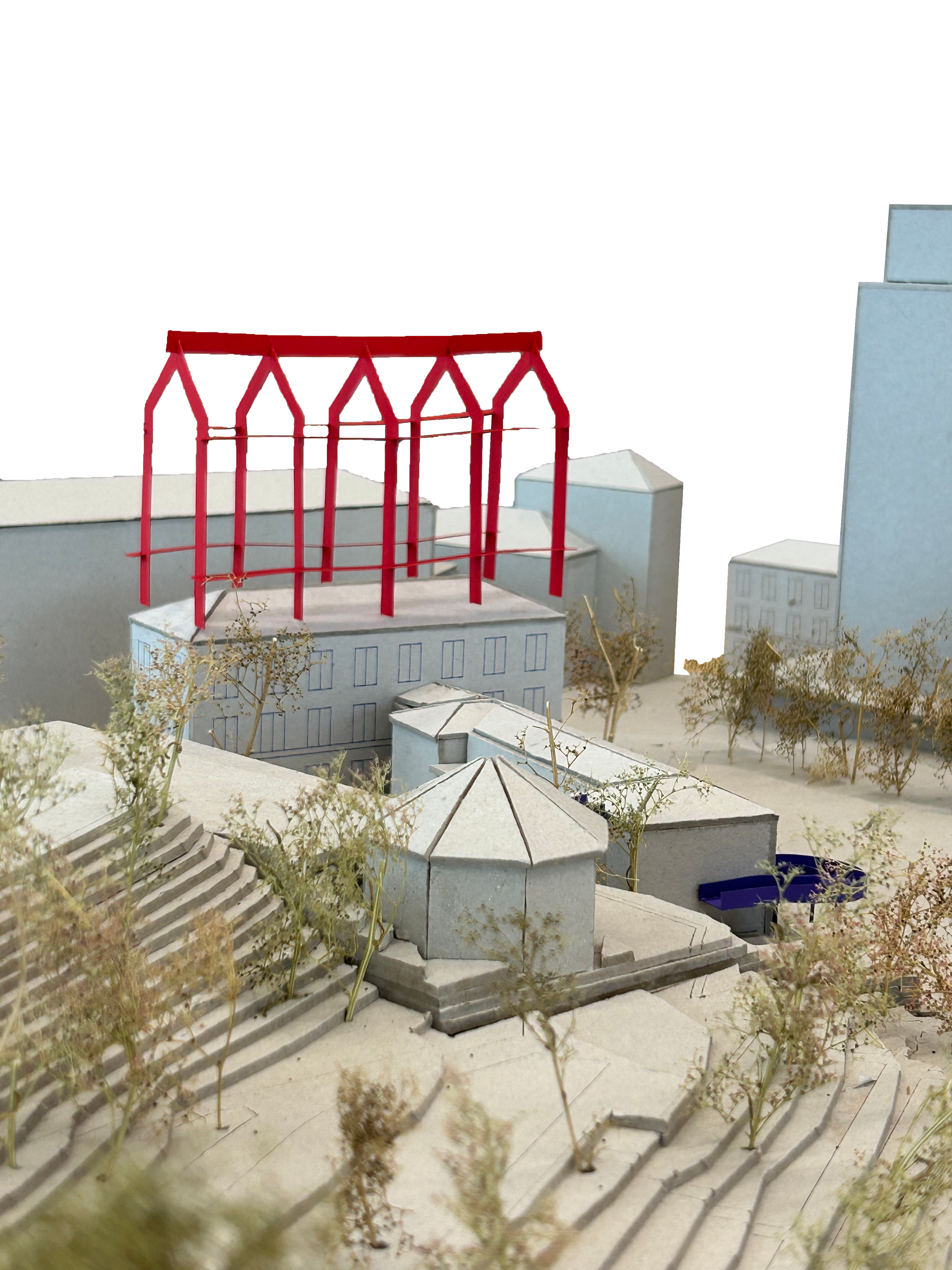 architectural-model-paper-vertical-extension-on-existing-building-renovation-project1